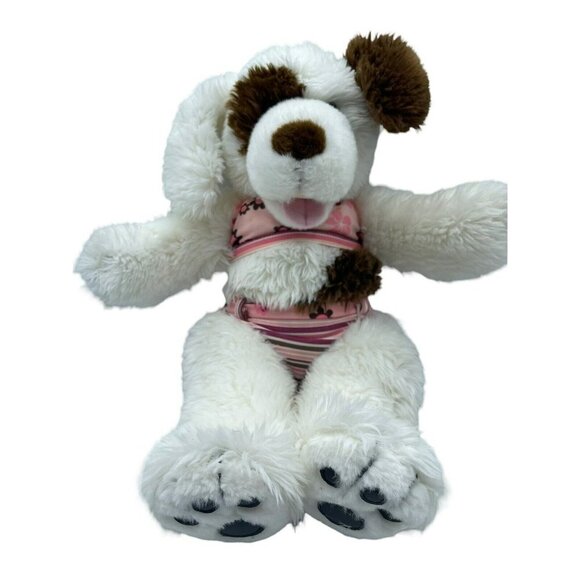 Build A Bear Plush Dog with Bathing Suit Bikini BAB Stuffed Animal - Picture 1 of 11